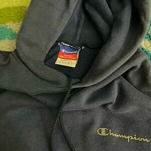 Champion Gray Hoodie in large in excellent condition